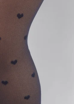 Collant voile à nœuds pour fille