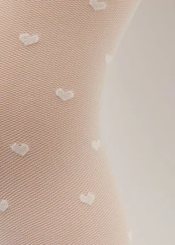 Collant voile à nœuds pour fille