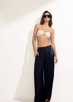 Haut de bikini bandeau Shiny Satin