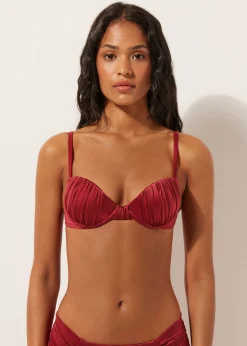 Haut de Bikini Push-Up Rembourré Shiny Satin
