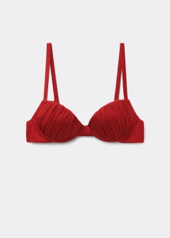 Haut de Bikini Push-Up Rembourré Shiny Satin
