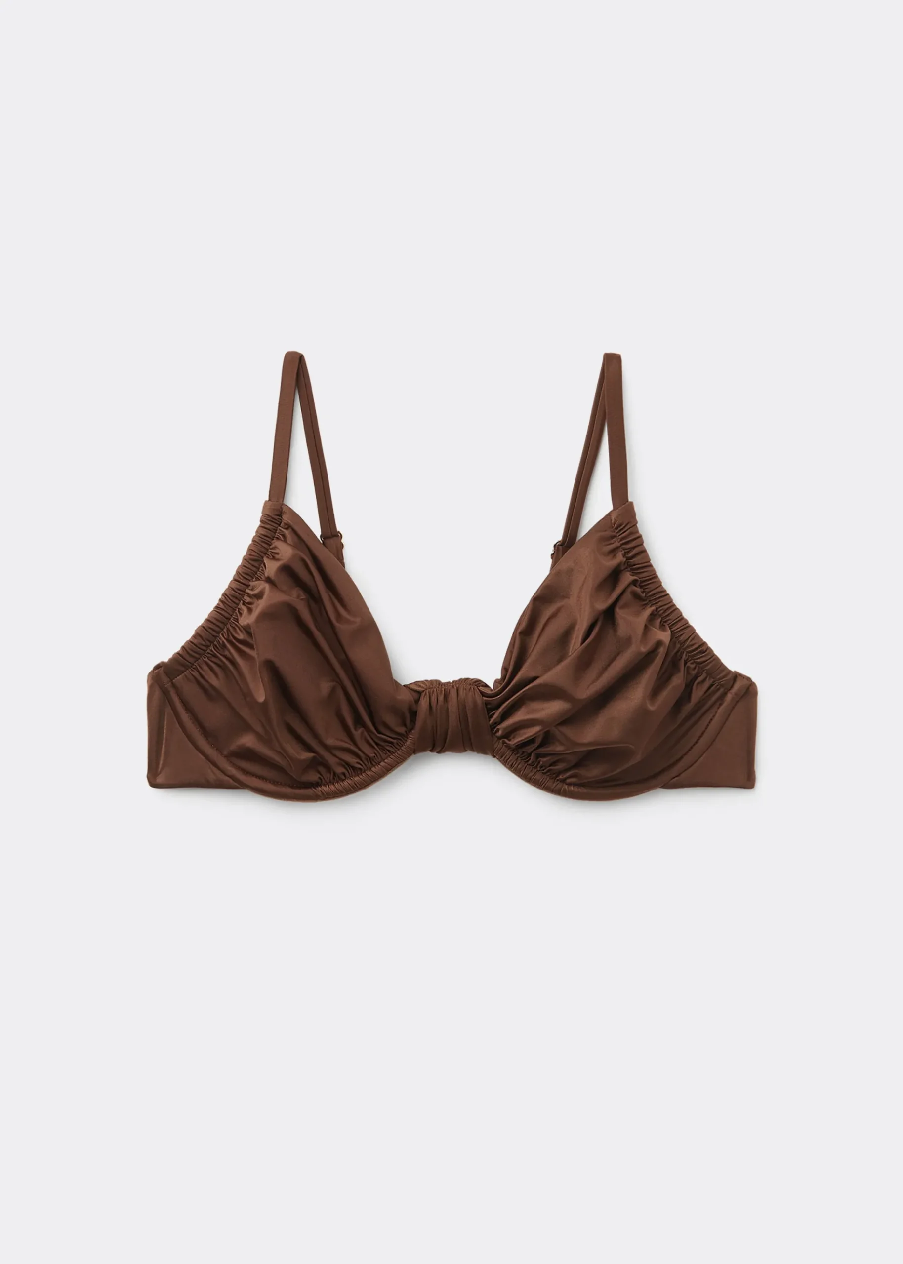 Haut de Maillot Balconnet Shiny Satin