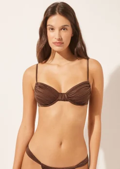 Haut de Maillot Balconnet Shiny Satin