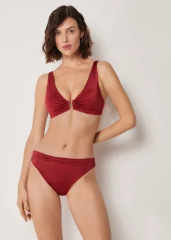 Haut de Maillot Brassière Shiny Satin