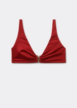 Haut de Maillot Brassière Shiny Satin