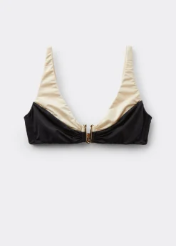 Haut de Maillot de Bain Brassière Elegant Bicolor