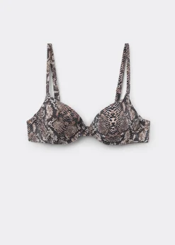 Haut de Maillot de Bain Push Up Classic Snake