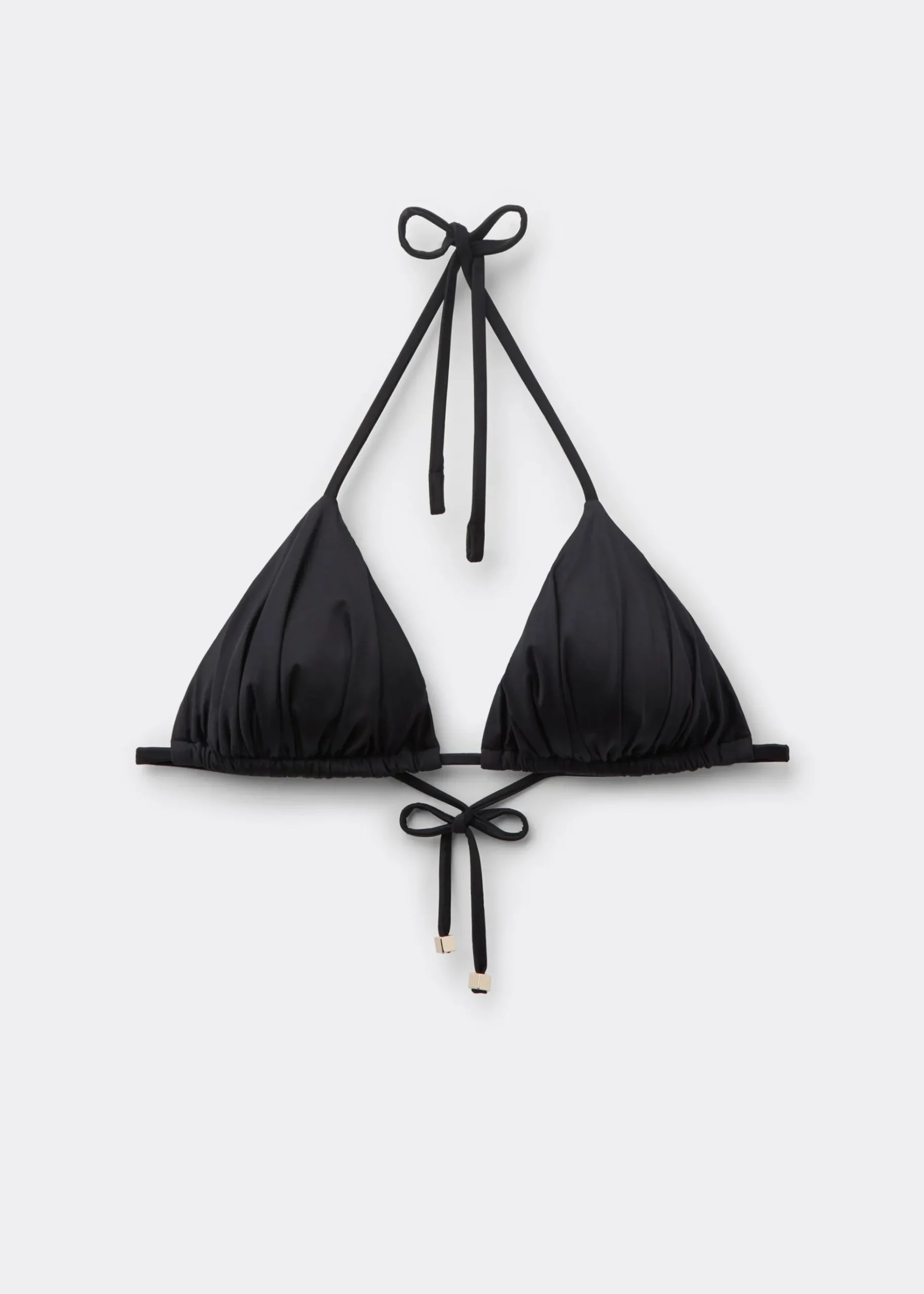 Haut de Maillot de Bain Triangle Shiny Satin