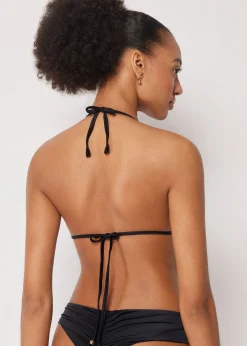Haut de Maillot de Bain Triangle Shiny Satin