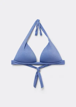 Haut de Maillot de Bain Triangle Rembourré Golden Glow
