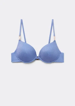Haut de maillot push-up rembourré Golden Glow