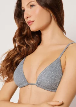 Haut de maillot triangle Metallic Glow