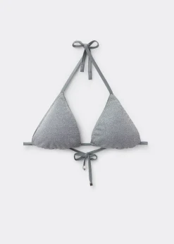 Haut de maillot triangle Metallic Glow
