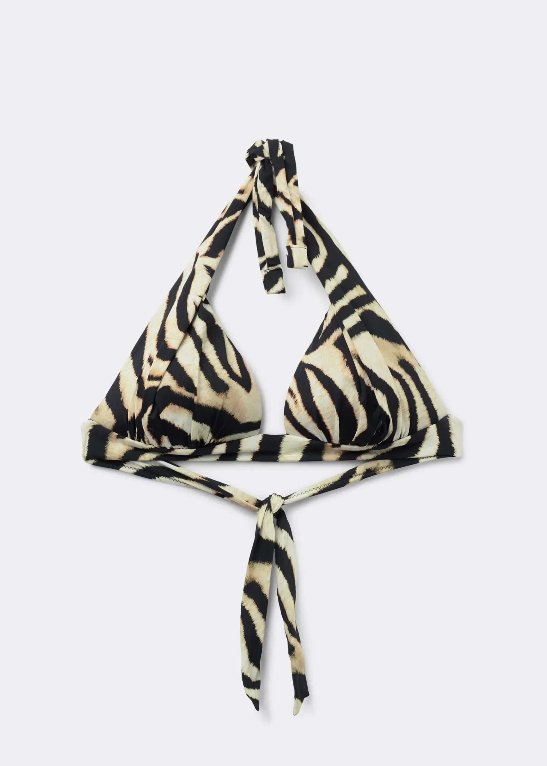 Haut de maillot triangle rembourré Savannah Zebra