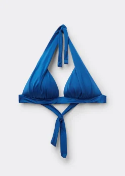 Haut de maillot triangle rembourré progressif Shiny Satin