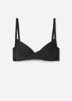Haut de maillot triangle à rembourrage progressif avec croisement Indonesia