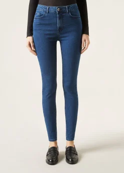 Jeans push-up skinny taille haute Soft Touch