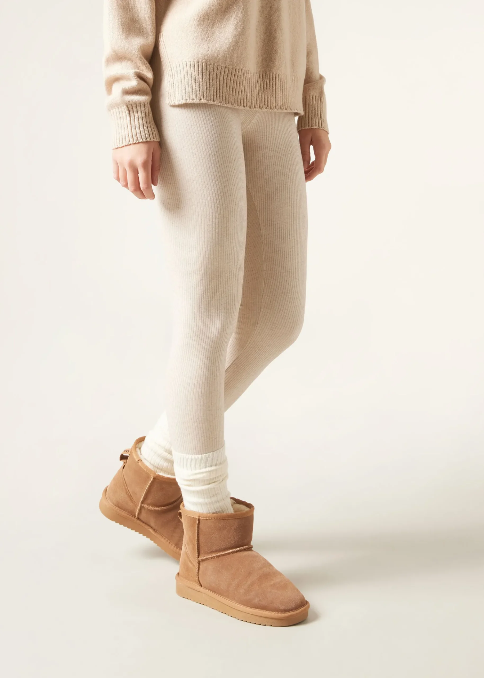Legging avec cachemire
