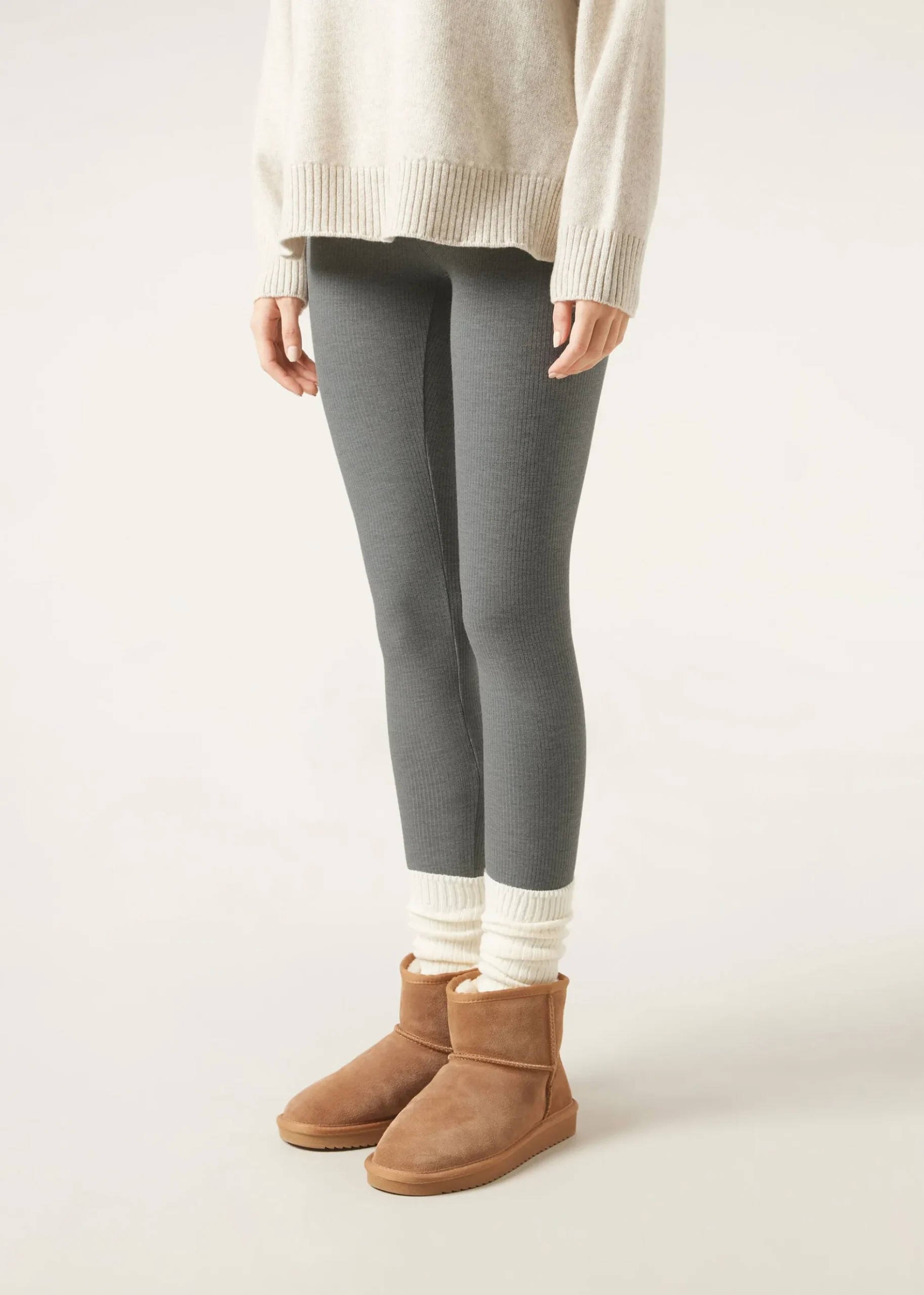 Legging avec cachemire