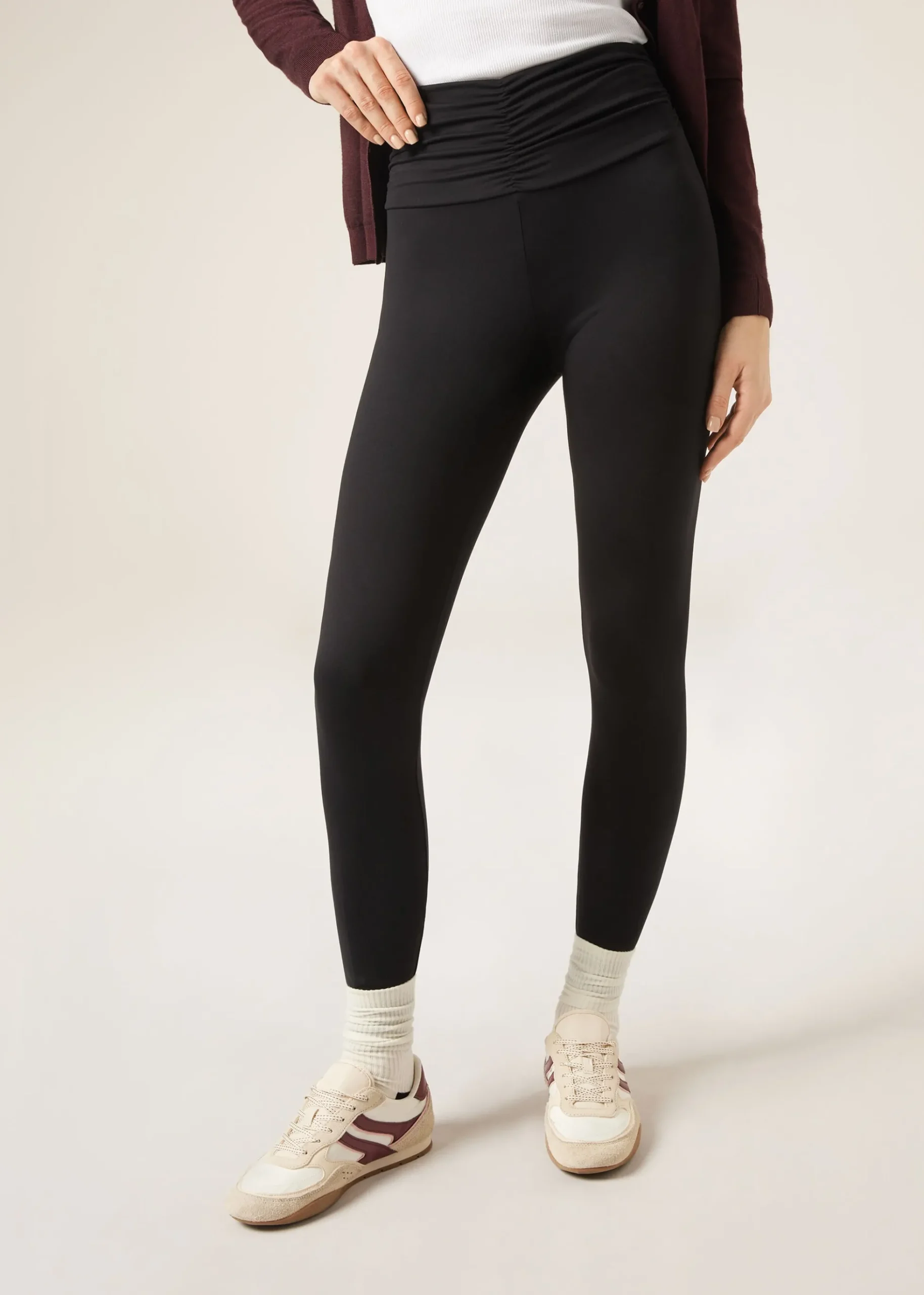 Legging avec fronces