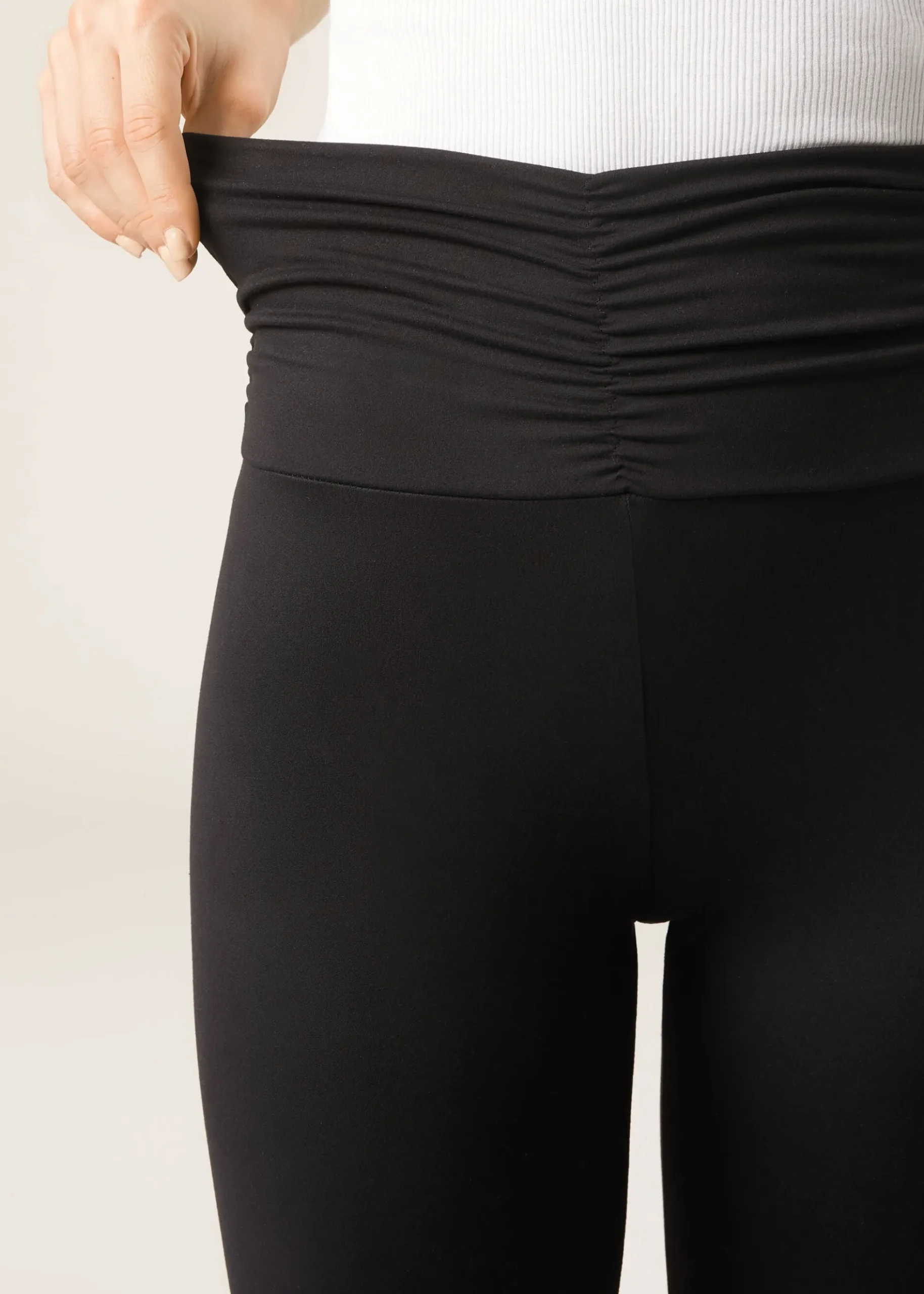 Legging avec fronces