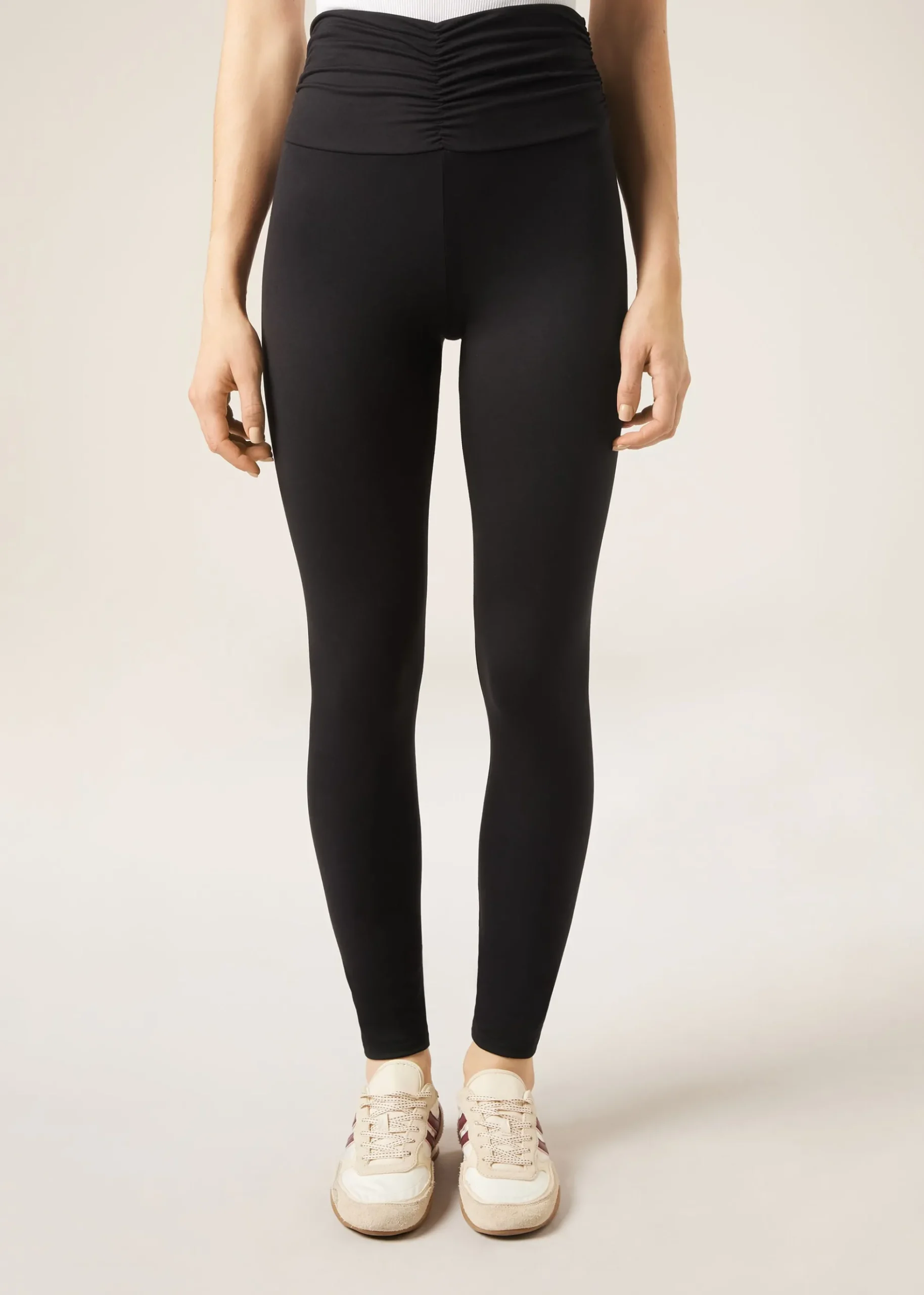 Legging avec fronces