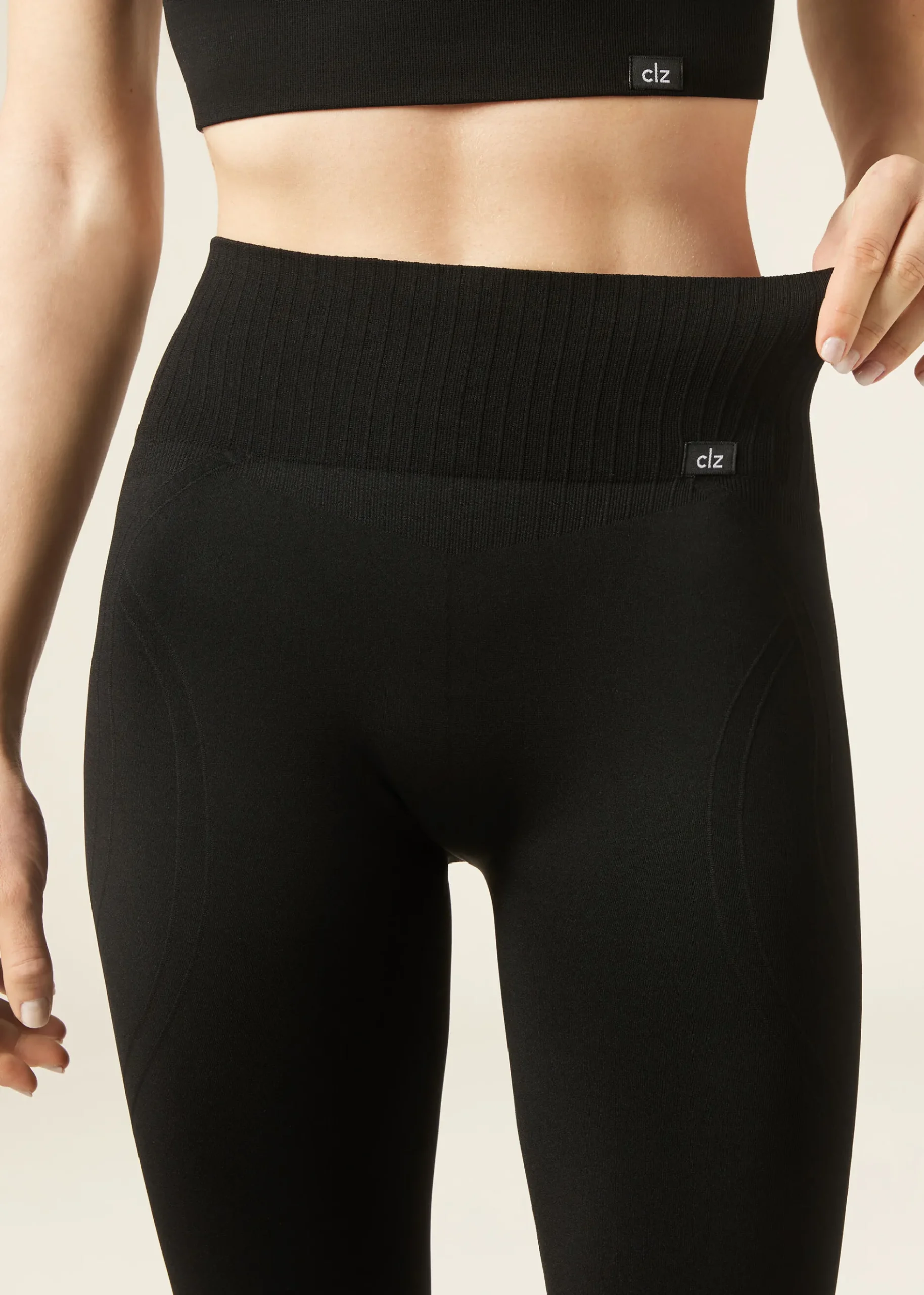 Legging à double scrunch