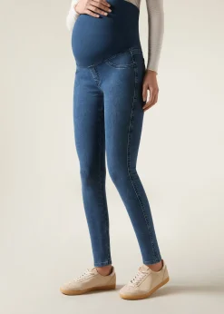 Legging en jean prémaman