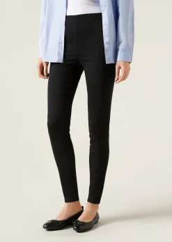 Leggings en denim skinny taille haute
