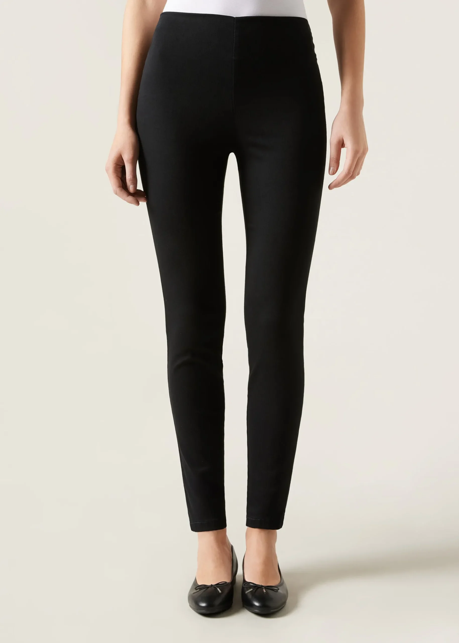 Leggings en denim skinny taille haute