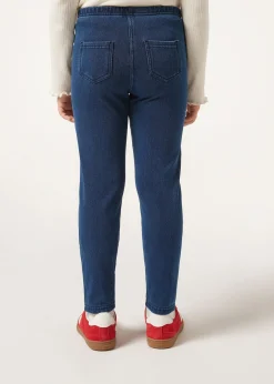 Legging Thermique en Jean pour Fille