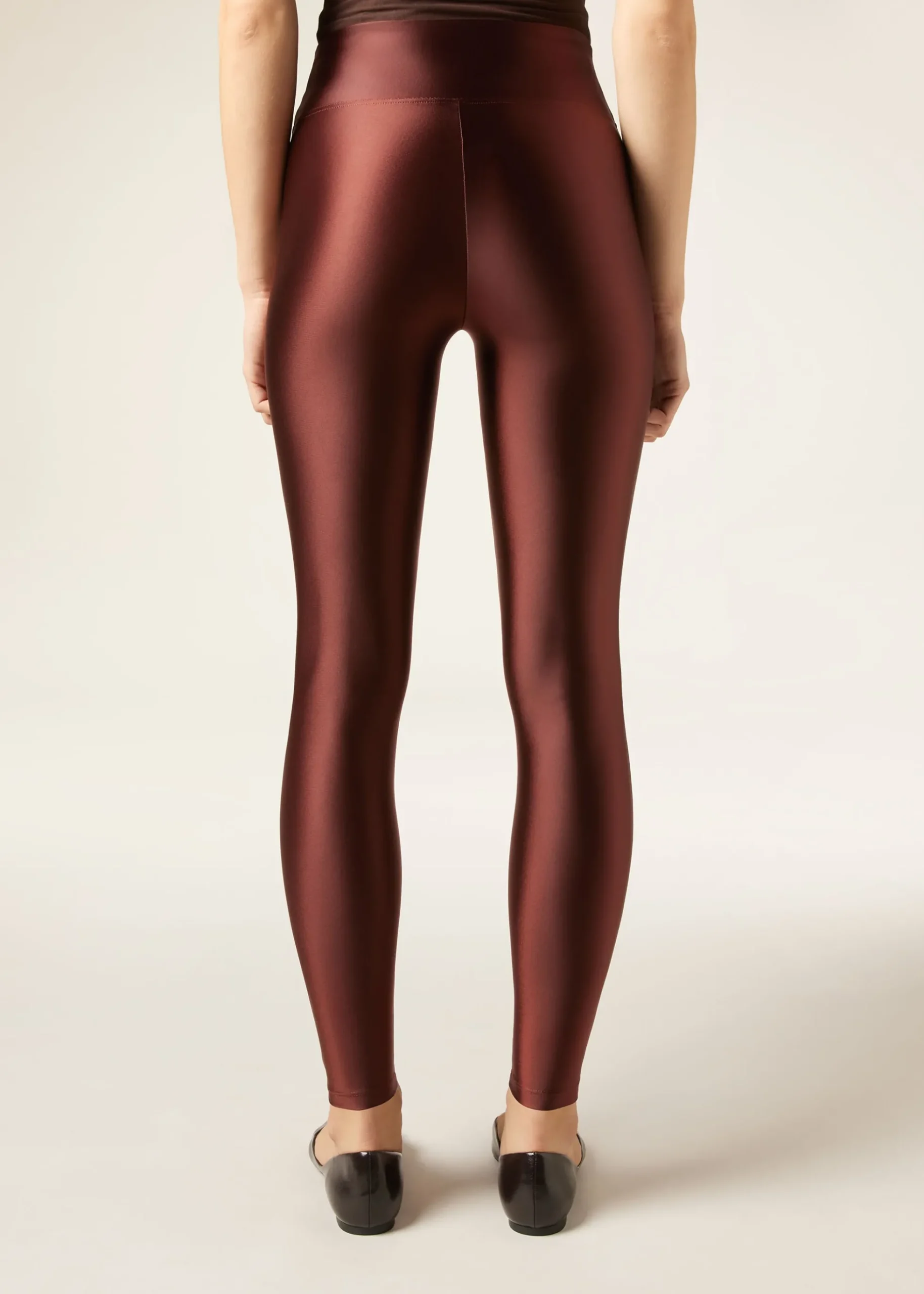Legging ultra brillant satiné