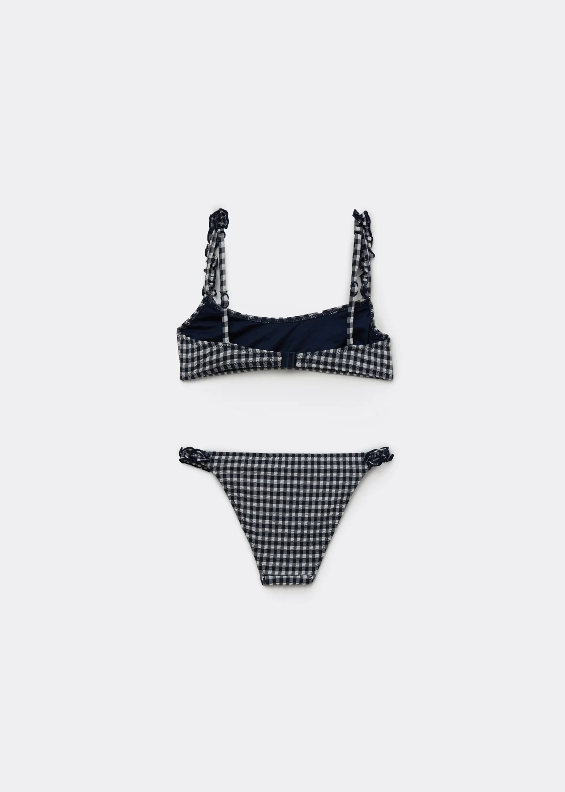 Maillot de bain deux pièces fille Green Vichy