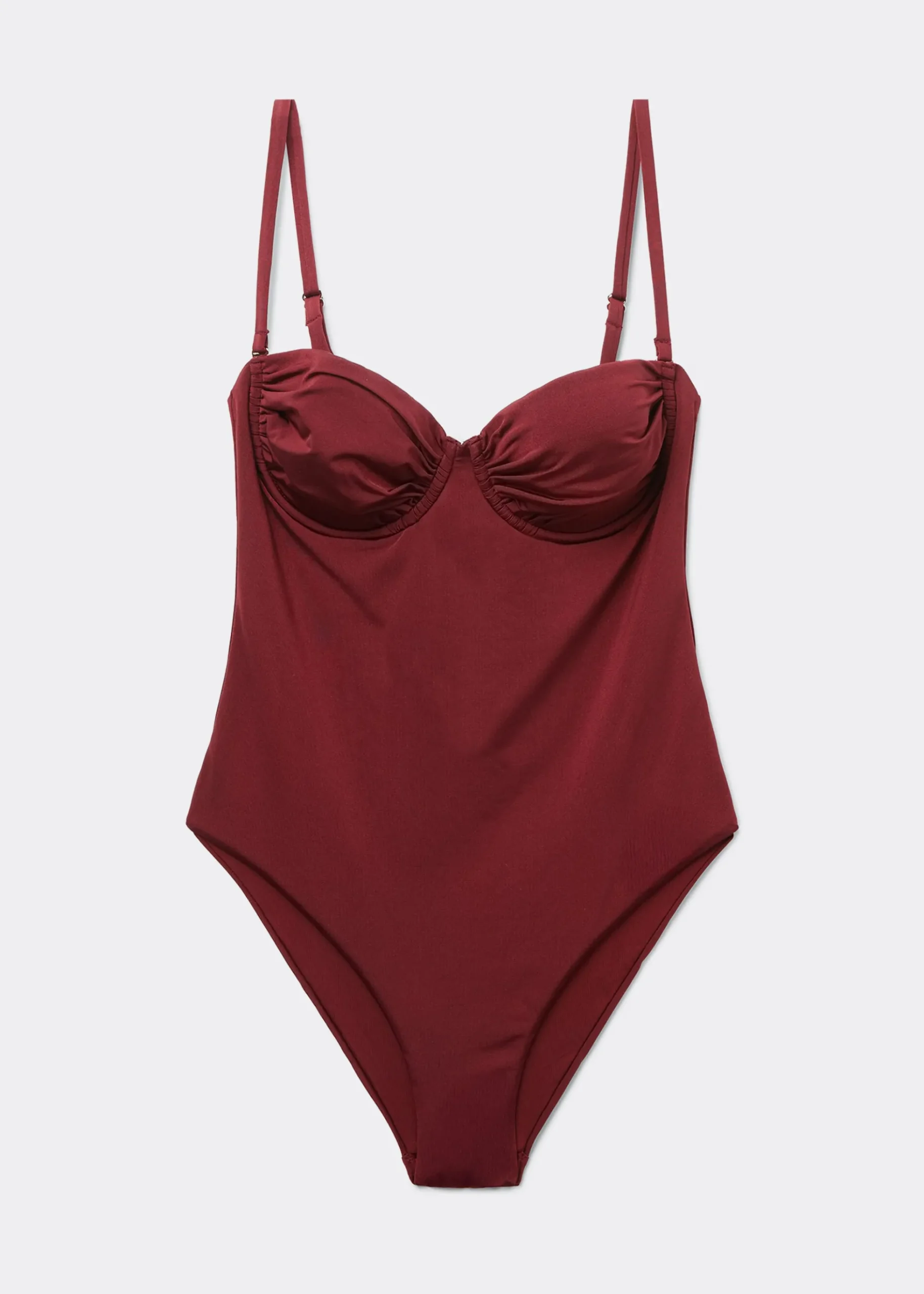 Maillot de Bain Une Pièce Draped Bustier