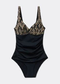 Maillot une pièce gainant Golden Ethnic