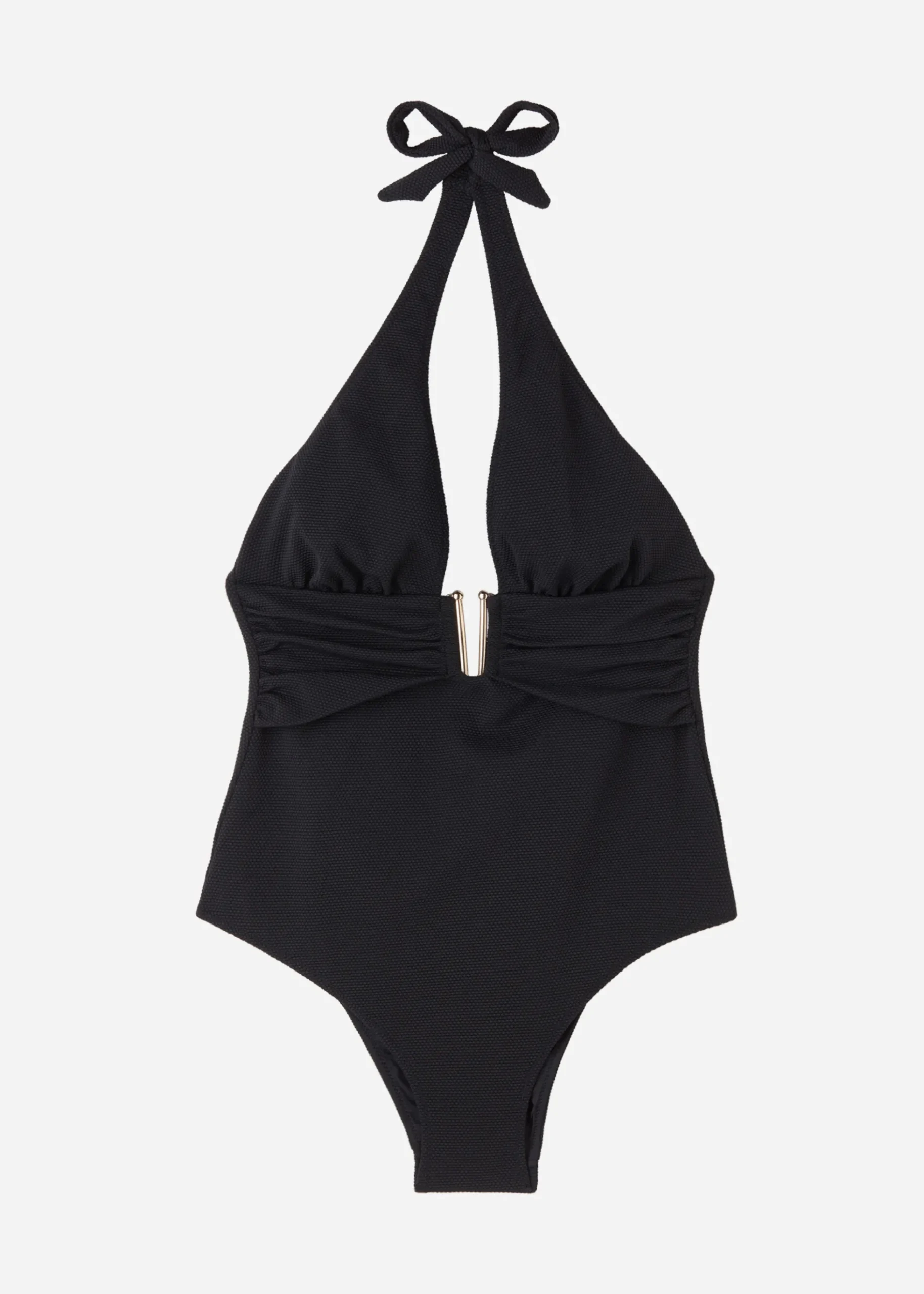 Maillot une pièce texturé décolleté Classic Piquet