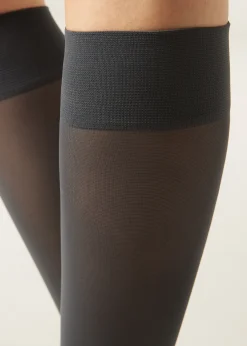 Mi-Bas Semi-Opaques 30 Deniers en Microfibre