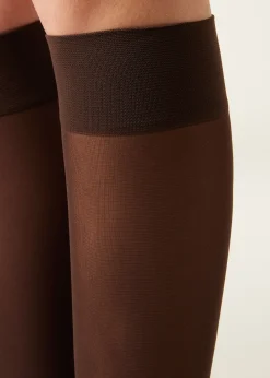 Mi-Bas Semi-Opaques 30 Deniers en Microfibre