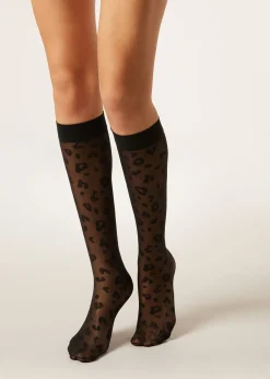 Mis-Bas Voile à Motif Fantaisie Animalier