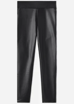 Pantalon effet cuir thermique