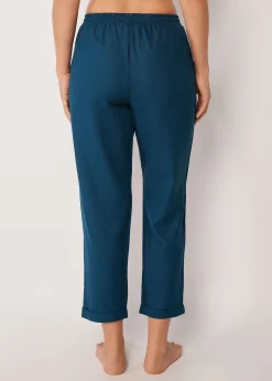 Pantalon en lin et viscose