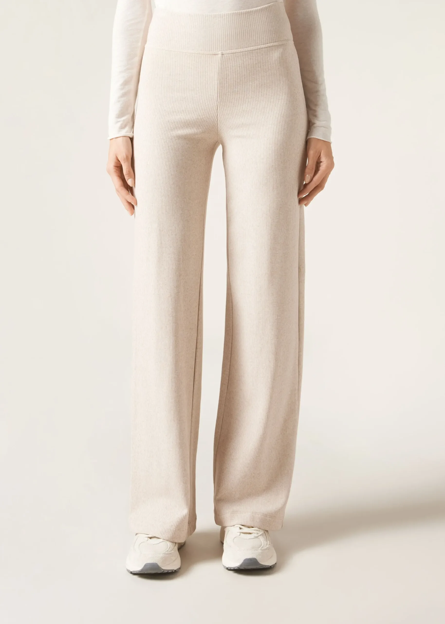 Pantalon Palazzo avec Cachemire