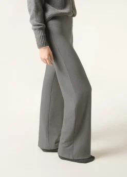 Pantalon Palazzo avec Cachemire