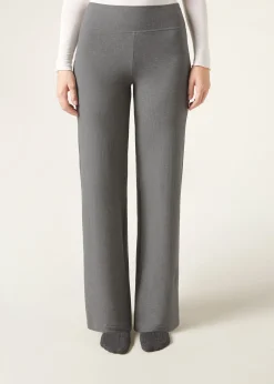 Pantalon Palazzo avec Cachemire