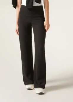 Pantalon Palazzo avec Cachemire
