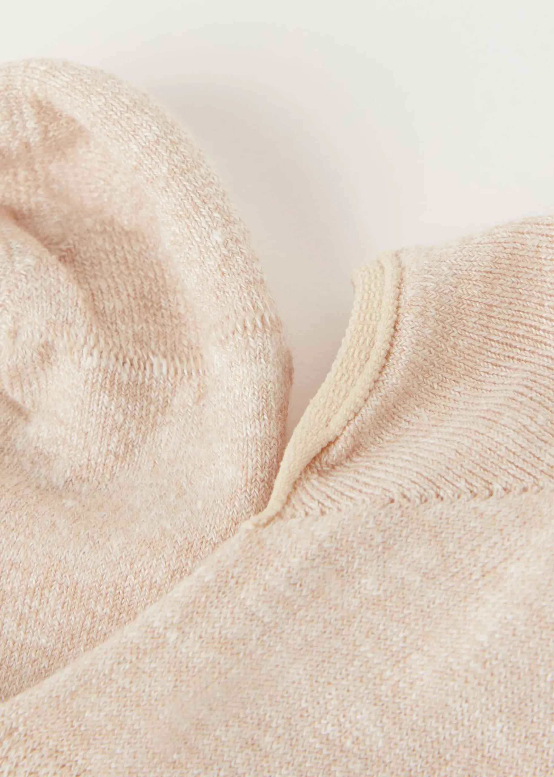 Socquettes en coton et lin unisexes